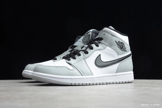 Cheap AIR 1 Grey Jordan Light Mid Smoke 554724-092 0701